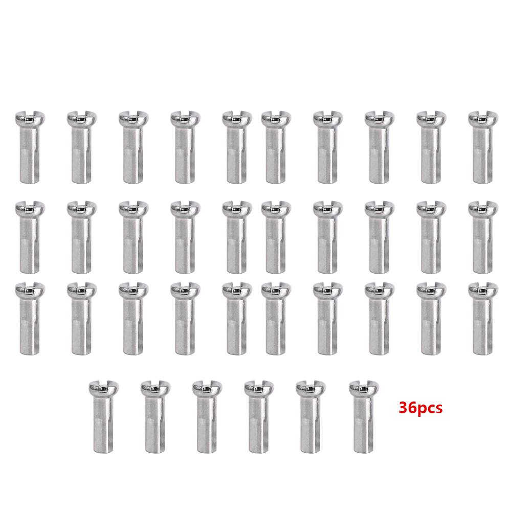 36Pcs Set Steel Mountain Bike Bicycle Spokes W  Nipples Black 259mm