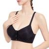 Styling cup front buckle large size underwear women's no steel ring adjustable vest new large size bra