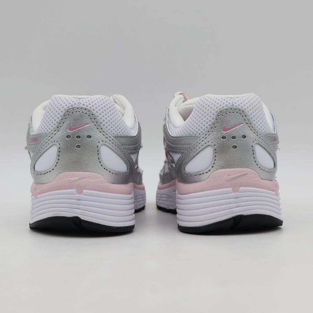 BV1021-108 Nike P-6000 White Elemental Pink Black Metallic Silver (Women's)