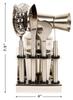 Trifri Bar Set Tools Cocktail Shaker Bartender Kit W/ Stand 5,Piece Stainless Steel Bar Sets For The Home Bartender’s Drink Mixer Equipment Kit