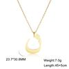 Cazador Gold Color 28 Arabic Letter Necklace for Women Stainless Steel Arab Alphabet Pendant Choker Necklaces Jewelry 2026 Trend