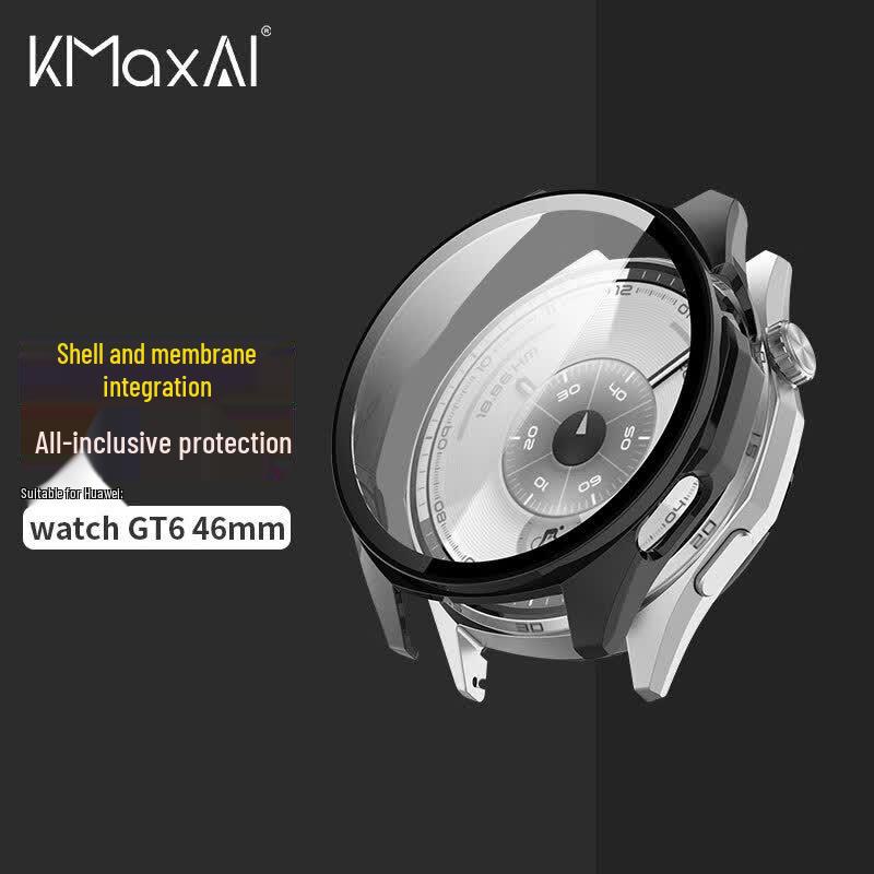 KMaxAI Protective Case with Screen Protector for Huawei Watch GT 6 46mm