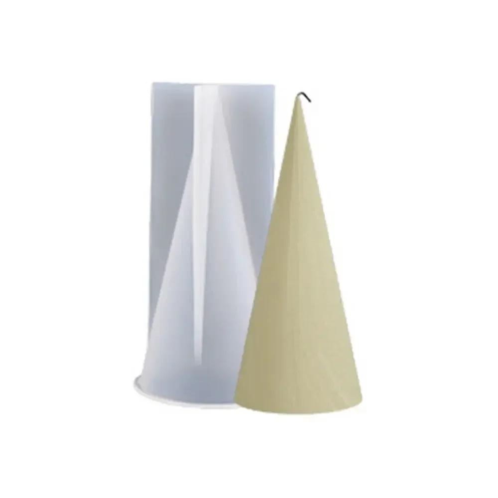 3D Cylinder Candle Mold DIY Candle Silicone Mold Cake Resin Molds 3D Art Wax Candle Making Mould Silicone Handmade Soap Molds