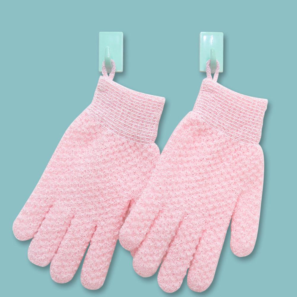 

Rubbing Towel Five Finger Shower Gloves Shower Frosted Mud Shower Tools Frosted Shower Towel Scrubbing Tool Shower Gloves розовый