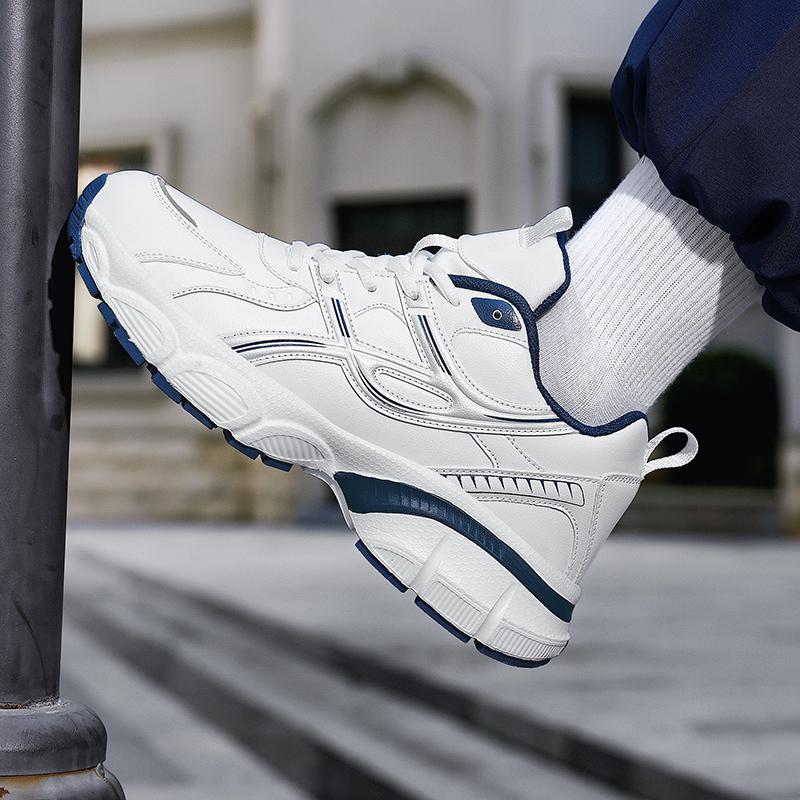 Men's casual sneakers four season new breathable light outdoor racing running shoes fashion student plus size speed sports shoes