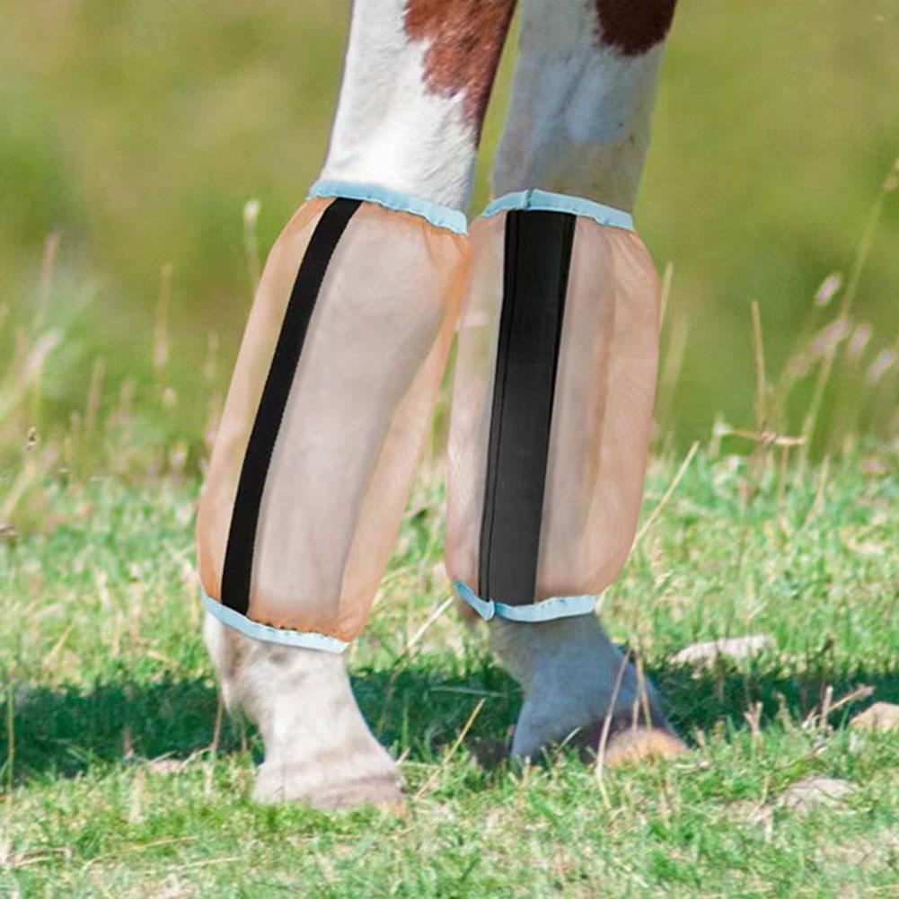 4pcs Mosquito Proof Horse Leg Guard Boots,Breathable Horse Leg Wraps,For Horse Leg Care Accessory,Reliable Insect-Pest Defense