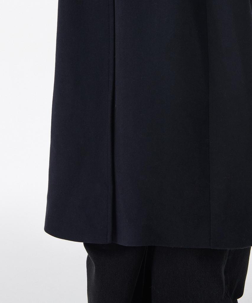 Musinsa Standard Wool Blend Maxi Balmacaan Robe Coat [Navy]