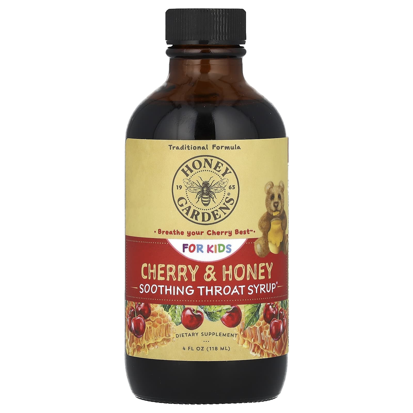 

Zand, Children s, Throat Soothing Syrup, Cherry and Honey, 4 fl oz (118 ml)