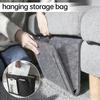Bolsa organizadora de cabeceira de feltro para mesa de cama, sofá, controle remoto de TV, organizador de sofá, suporte de cama, bolsos