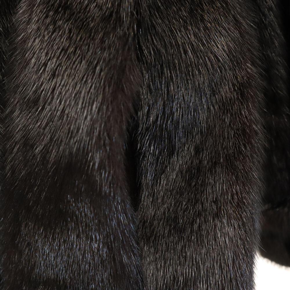 SAGA MINK Bell Vision Fur coat 9 Dark brown Women Used