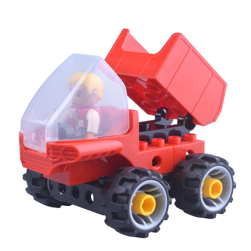 Großkörnige Bausteine Technologie Ingenieurwesen Maschinenbau Montagezubehör Kompatible Ziegel Wissenschaft Pädagogisches Spielzeug 1 Stück