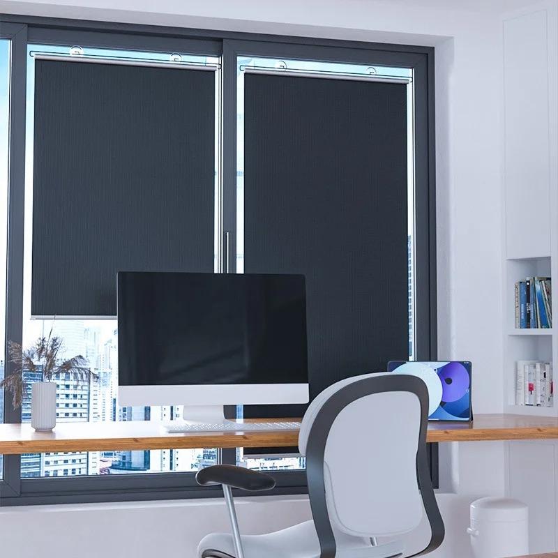 Car Windshield,Bedroom,Kitchen Telescopic Window Sunshade,Retractab Sunshade Roller Shutter, Heat-insulating Louver Curtain