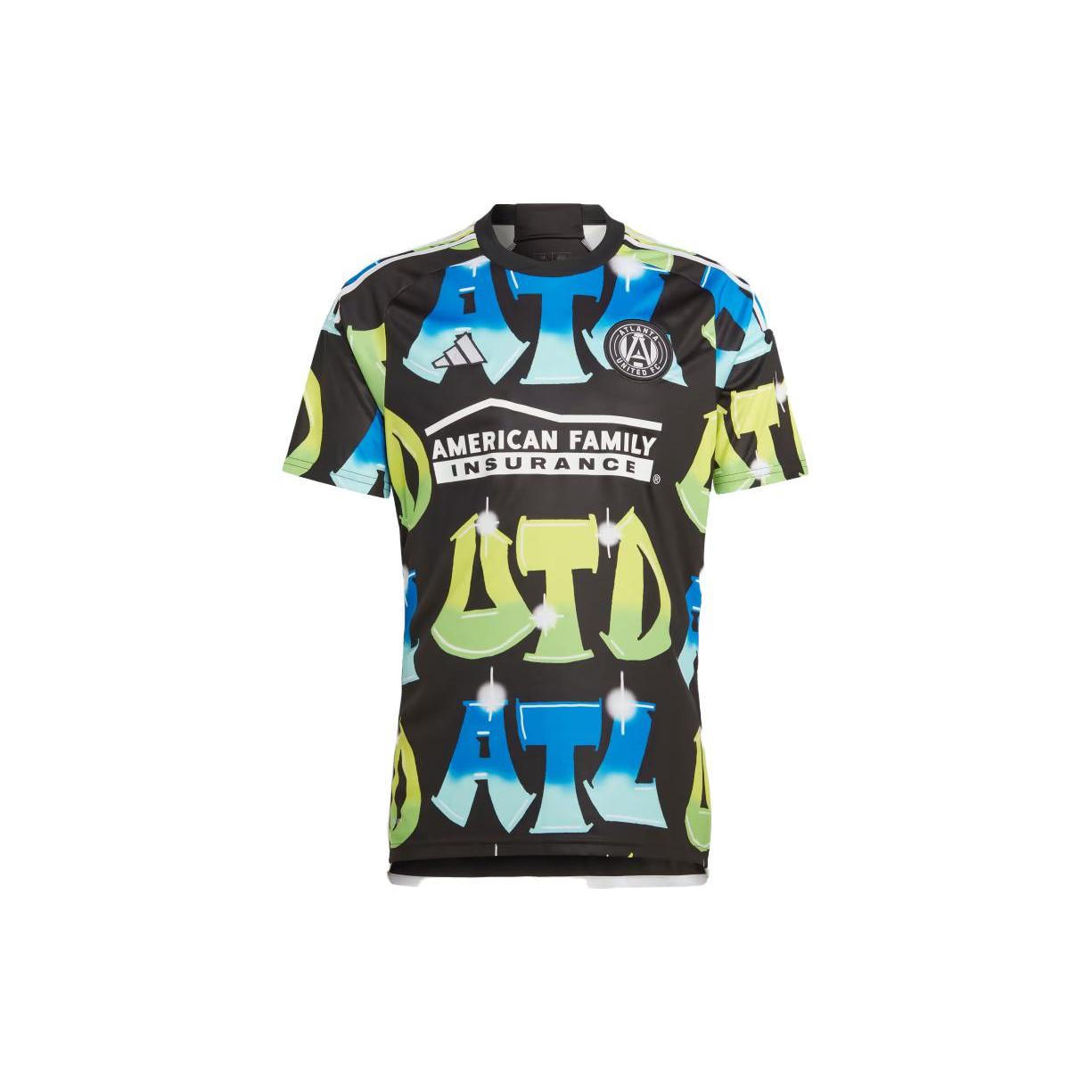 

New Adidas Atlanta United T Shirts Men Black HT3228 XXL