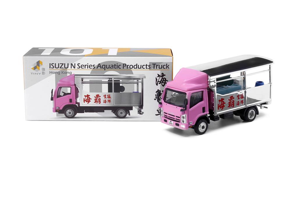 Tiny City No.101 Isuzu N Series Seafood Truck (Silver Plated)