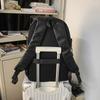 Business Men's PU Backpack Computer Backpack Student Large Capacity Schoolbag