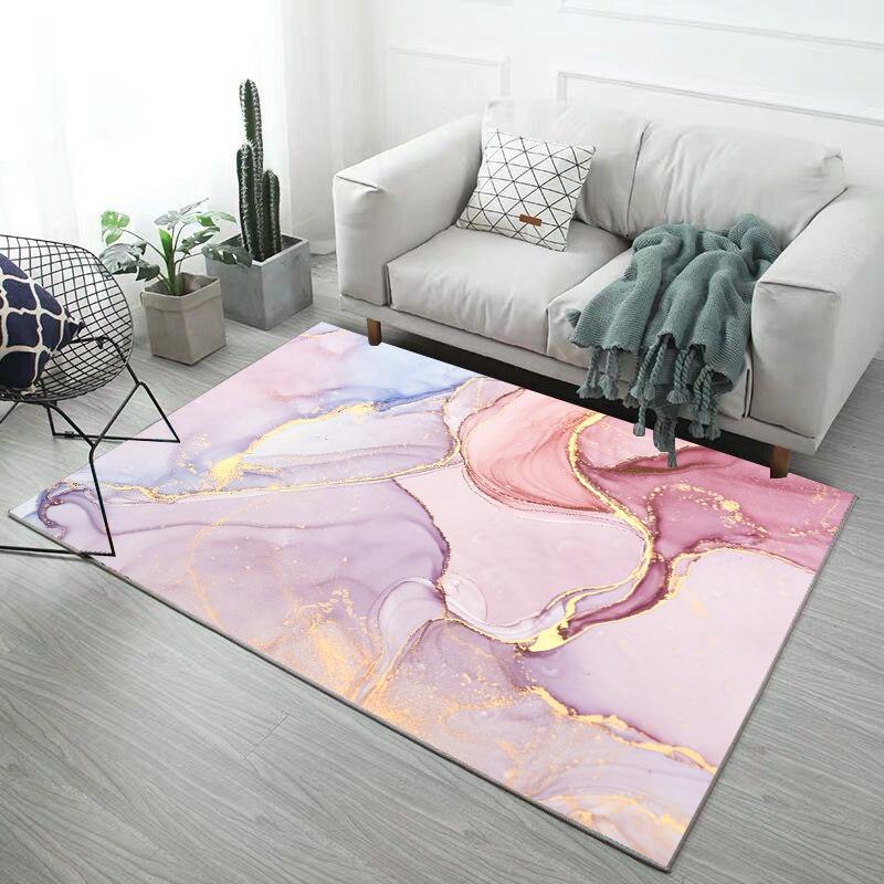 Ins Nordic Living Room Carpet Modern Minimalist Coffee Table Bedroom Bedside Full of Rug Floor Mats Easy To Clean Very Beautiful