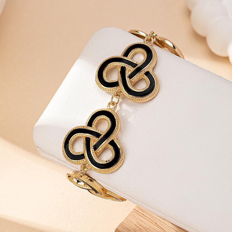 Mode Ohrringe Halskette Ring Armband Set