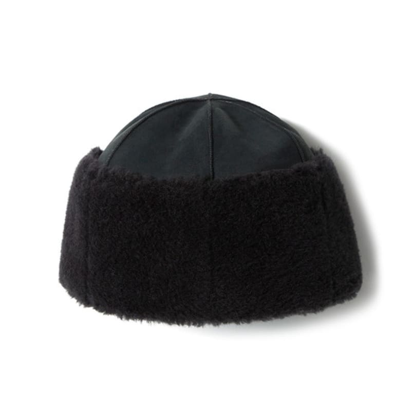 LE17SEPTEMBRE BLACK SHEARLING HAT [BLACK]