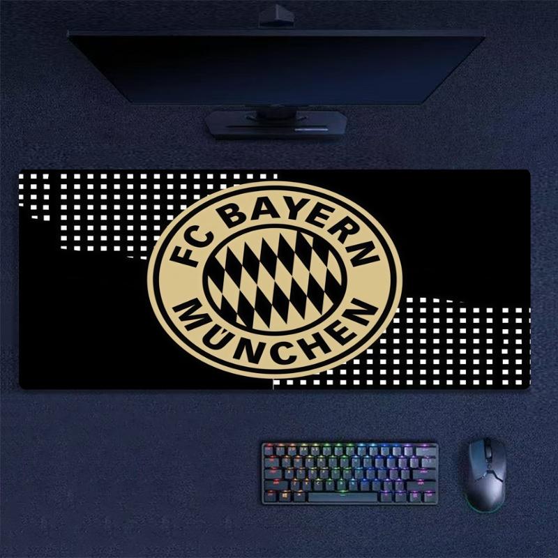 FC Bayern München Print  Cushion Non-slip Laptop Tablet Big Mousepad XXL Mat Mini PC Playmat With Lock edge