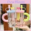Water Bottle Girl High Design Portable Straw Cup With Heat Resistant Material For Outdoor Use