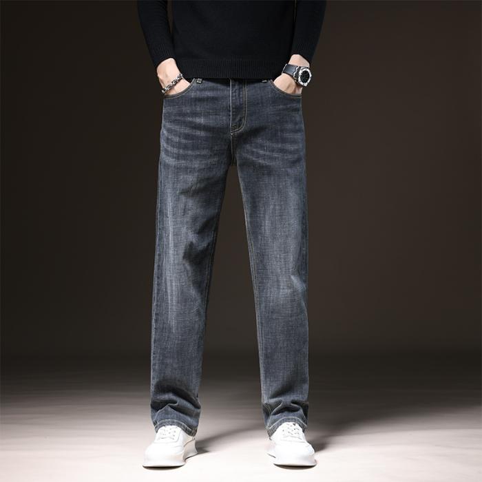New Men's Loose and Slimming Trend Jeans with Stretch