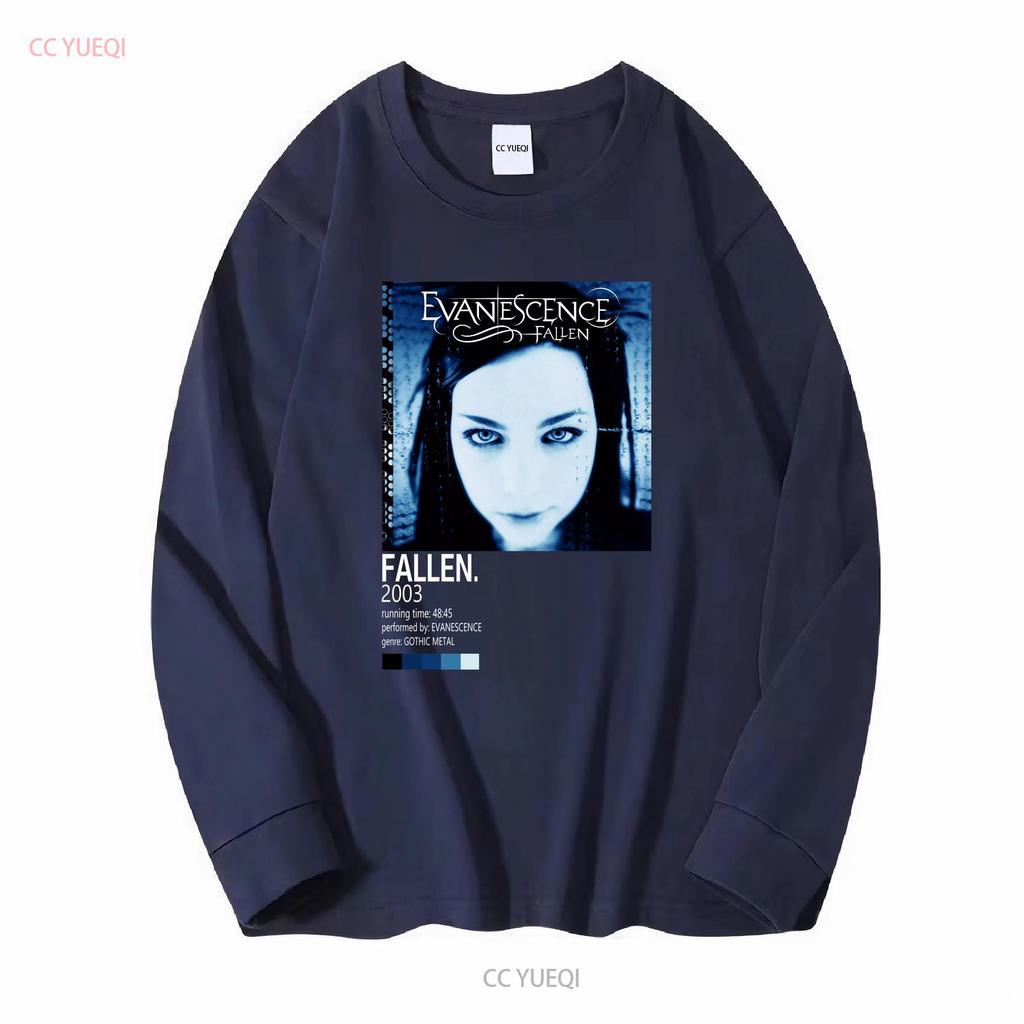 Evanescence Fallen Album T-shirt Taglia Completa S 5XL vintage Lavata streetwear Comoda Elasticizzata Traspirante abbigliamento firmato