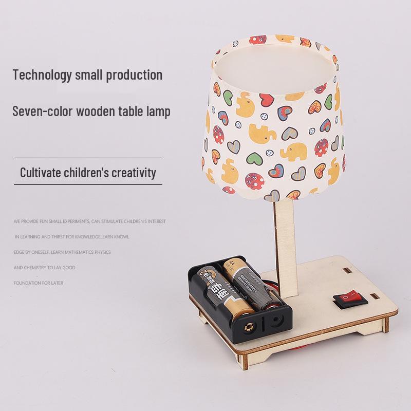 DIY Colorful Desk Lamp Kit for Primary School Science Experiment