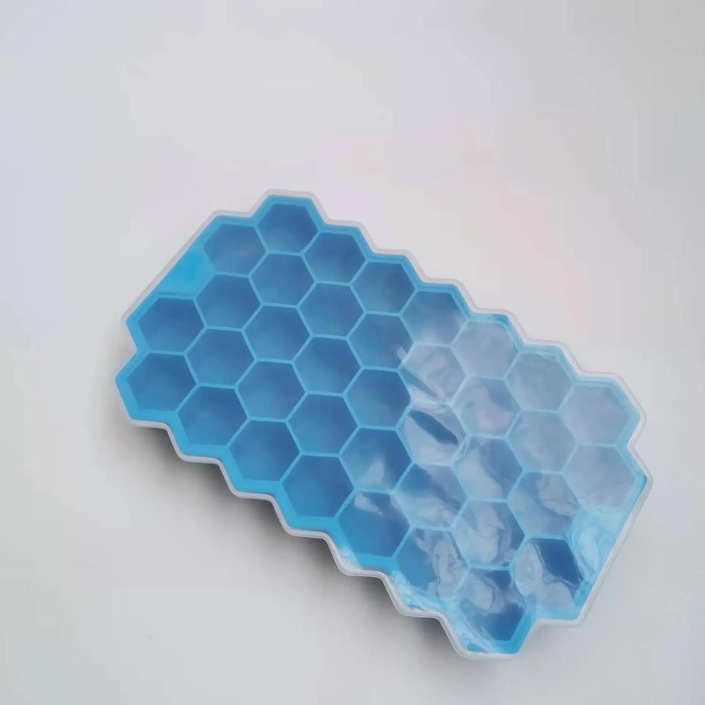 15 Grid Silicone Ice Cube Maker Easy-Release Square Shape Ice Cube Trays Molds Kitchen Bar Pub Wine Ice Blocks Maker Mould Tools