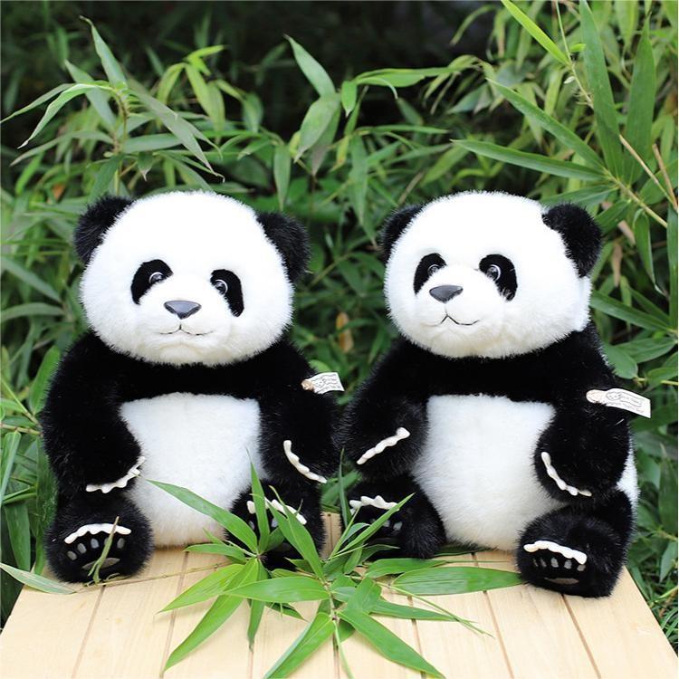 Panda 35cm Lovable Plush Toy Soft And Cuddly Black And White Animal Stuffed