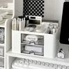 Nordisch Minimalistisch Bureau Lade Pennenhouder Opbergdoos Organizer Cosmetica Plastic Bureau Bureauartikel Potlood Organiseren Kantoor Plank