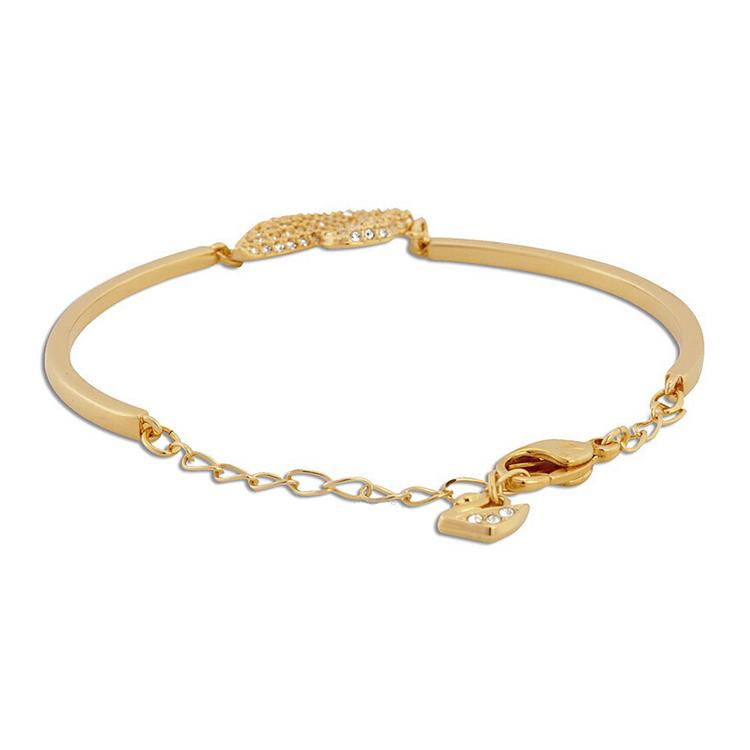 Swarovski Swan Crystal Bracelets Womens Gold
