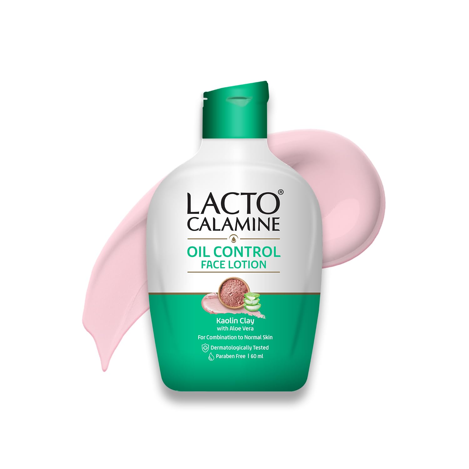 

Lacto Calamine Face Lotion 60 ml Kaolin Clay & Aloe Vera Daily Moisturizer For Combination To Normal Skin Oil Balance Hydrating Care