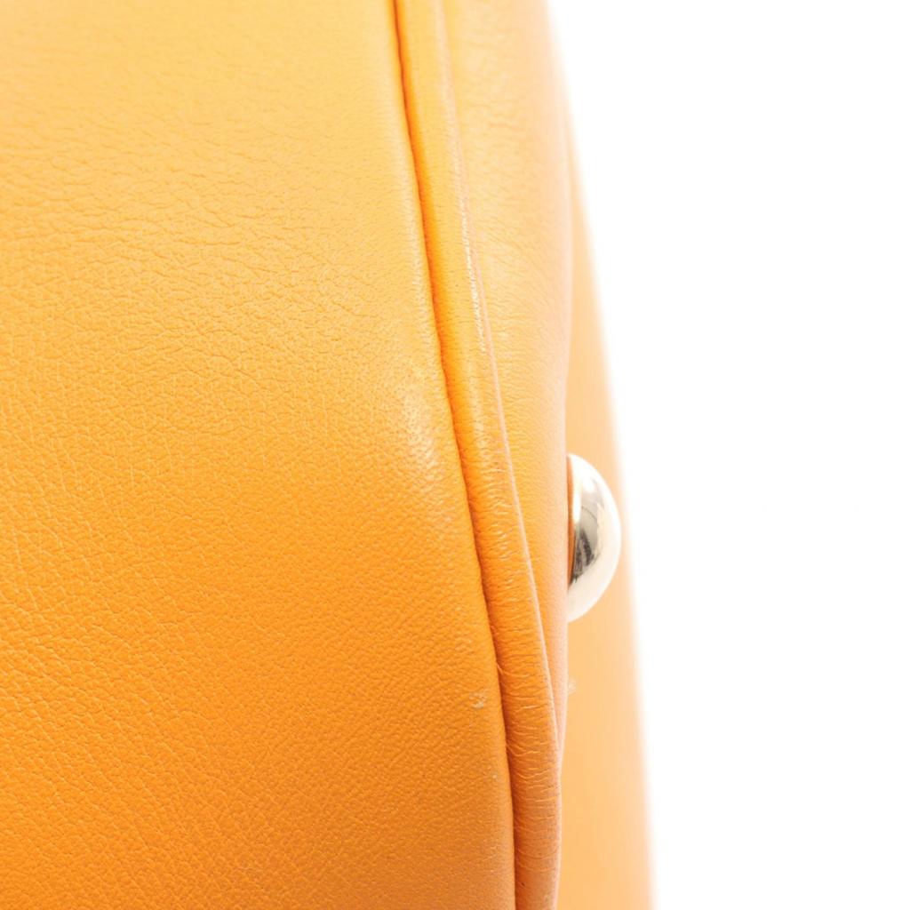 Used GUCCI Nice Microguccissima 2WAY Handbag 309617 leather Orange Used Women