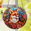 Personalized Butterfly Door Hanging Decor Acrylic Stain Glass Window Hanging Craft Colorful Bedroom Living Room Home Decoration