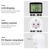 JOYBLISS Digital Temperature Controller Power Socket Outlet EU Plug Thermostat With Timer Switch Sensor Probe Heating Cooling