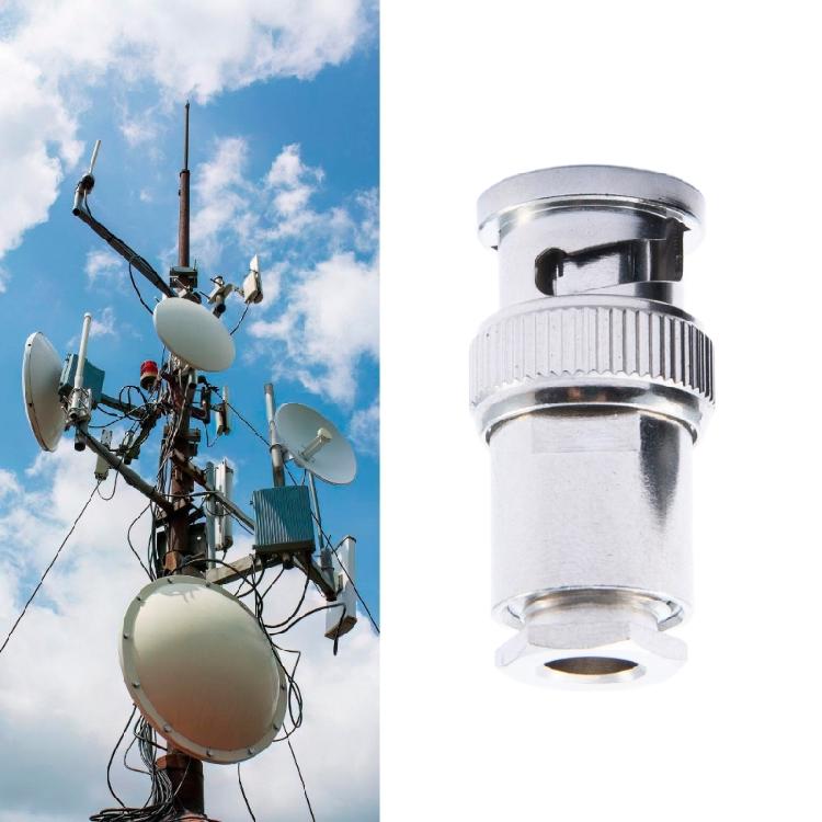 BNC RG58 Signal Adapter with Copper Construction for Computer and Office Connection