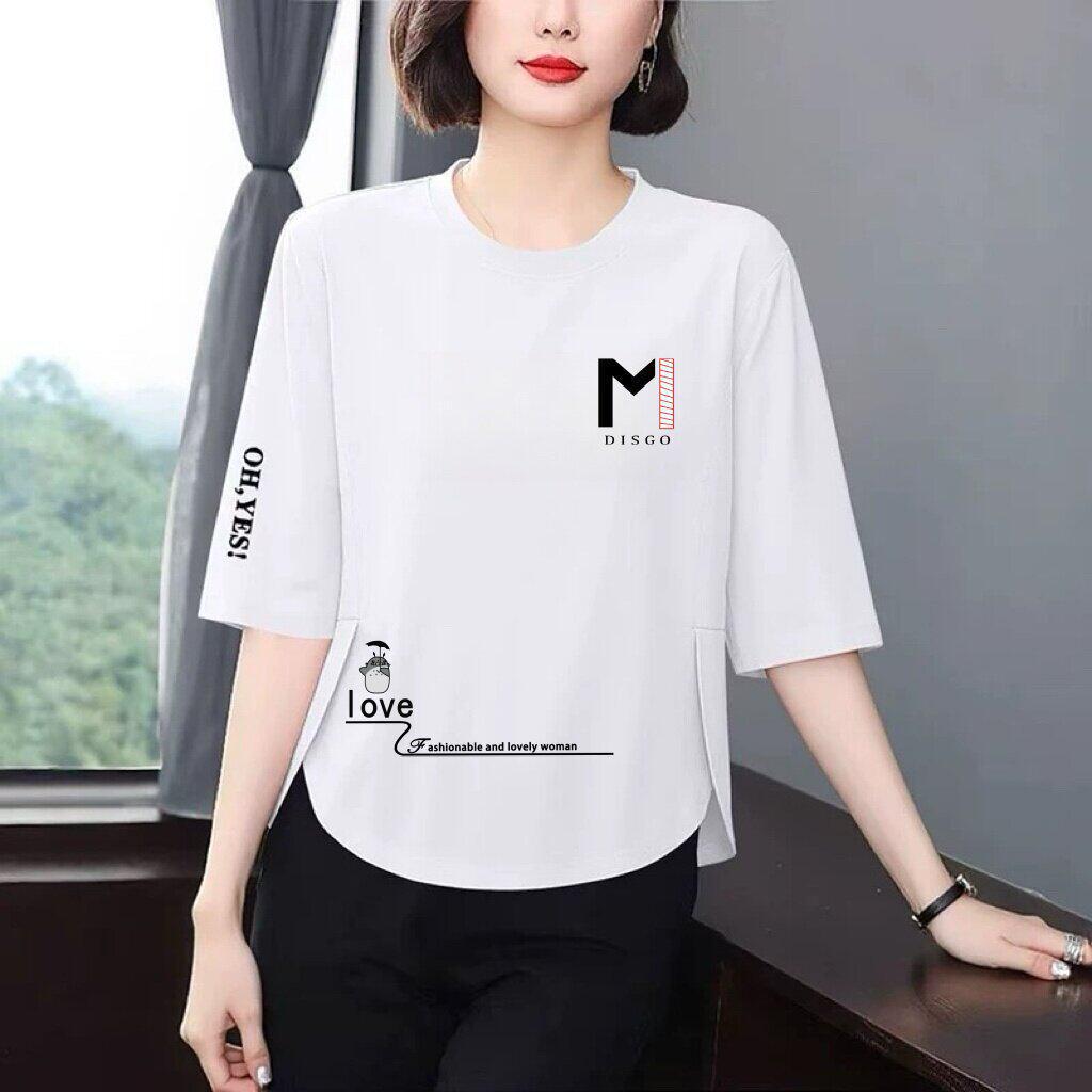 2026 Women's Stylish Summer Three-Quarter Sleeve Slimming Top – Flaw-Hiding, Versatile, Age-Defying Casual Wear