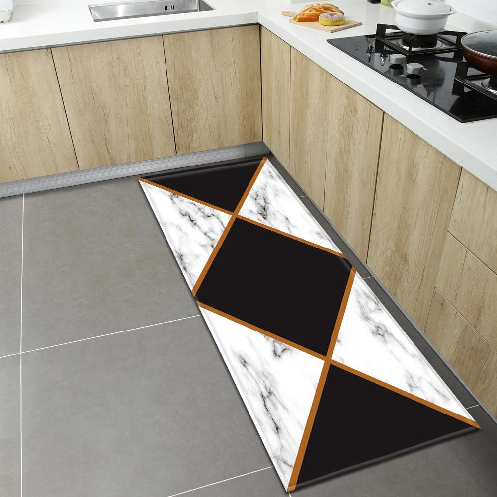 Bedroom Bedside Living Room Carpet Porch Balcony Bathroom Non-slip Floor Mat Nordic Kitchen Rug Home Porch Door Mat