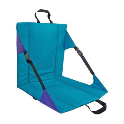 Cuscino da stadio, sedia da pavimento con schienale, pieghevole, alla moda, ideale per la musica.