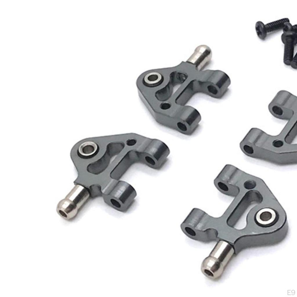 1/28 Scale RC Rear Lower Swing Arm Replacement, Installable Fixed Metal Spare Parts, Car