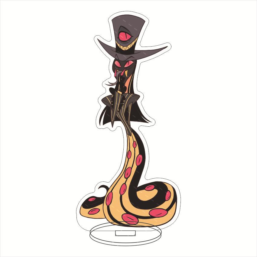 Anime Hazbin Hotel Charlie Morningstar Cosplay Stand Acrylic Figures Vaggie Desktop Standing Sign Model Decor Birthday Gifts