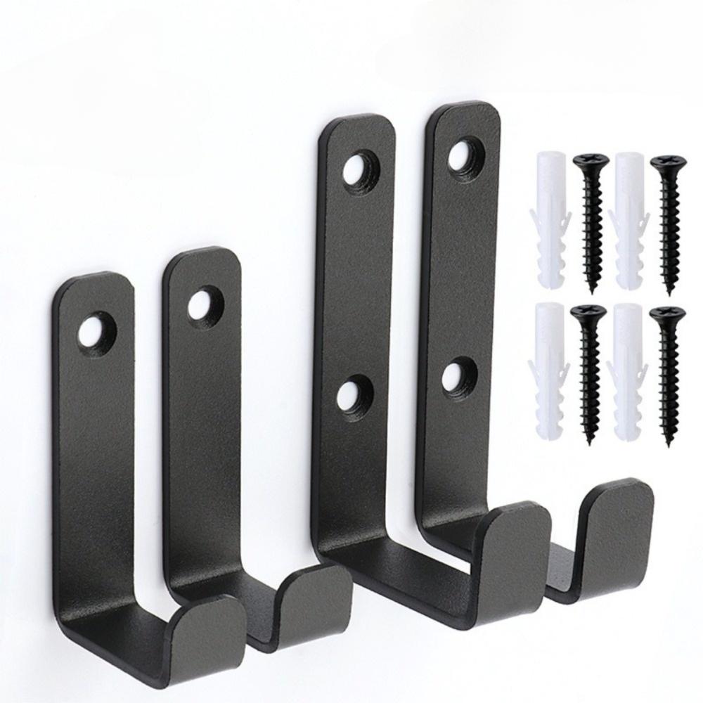 5pcs/set Metal Coat Rack Hooks with Screws Single Claw Hooks Wall Hooks Multi-Purpose Space Saving Clothes Hanger