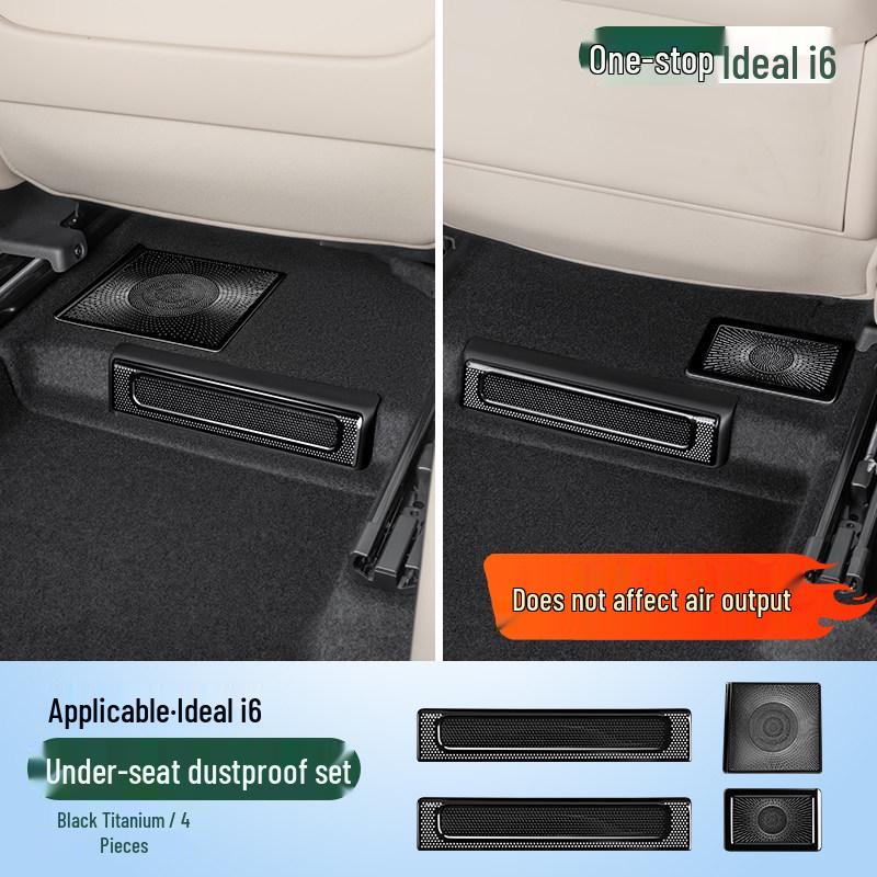 Ideal I6 Under-Seat Vent Mask: Dustproof, Anti-Clogging Car Interior Accessory