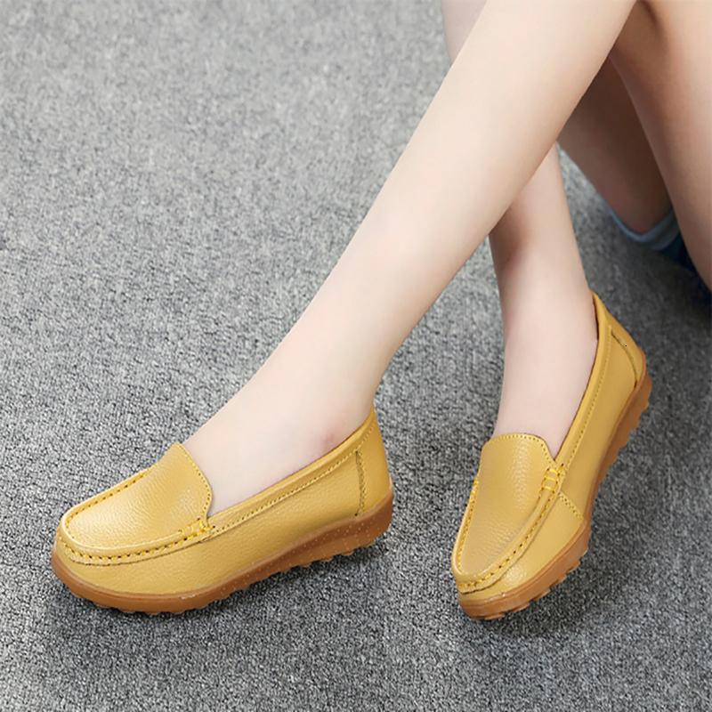 Plokšti Batai Moteriški Lengvi Minkšti Patogūs Moteriški Loaferiai Temperamento Kvėpavimo Vienspalviai Natūralios Odos Laisvalaikio Batai Moterims