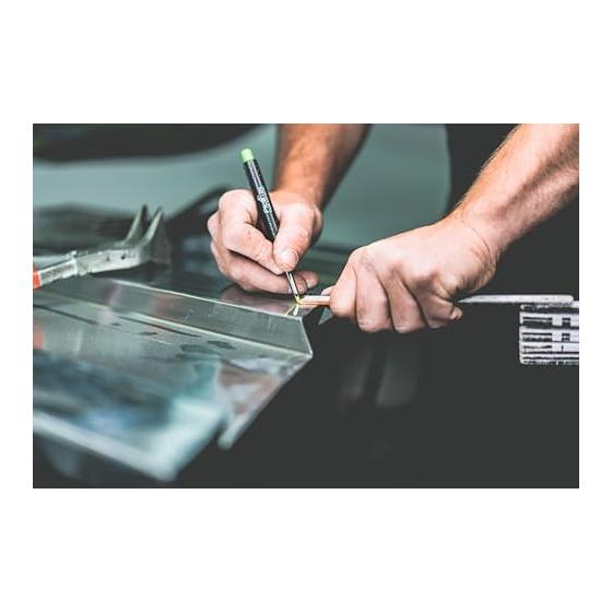 Pica-Marker Refill Leads for "Dry" Construction Pencils, 10 Pcs, Black 2B, Blister Pack 4030SB03, Refills for 3030, 2.8mm