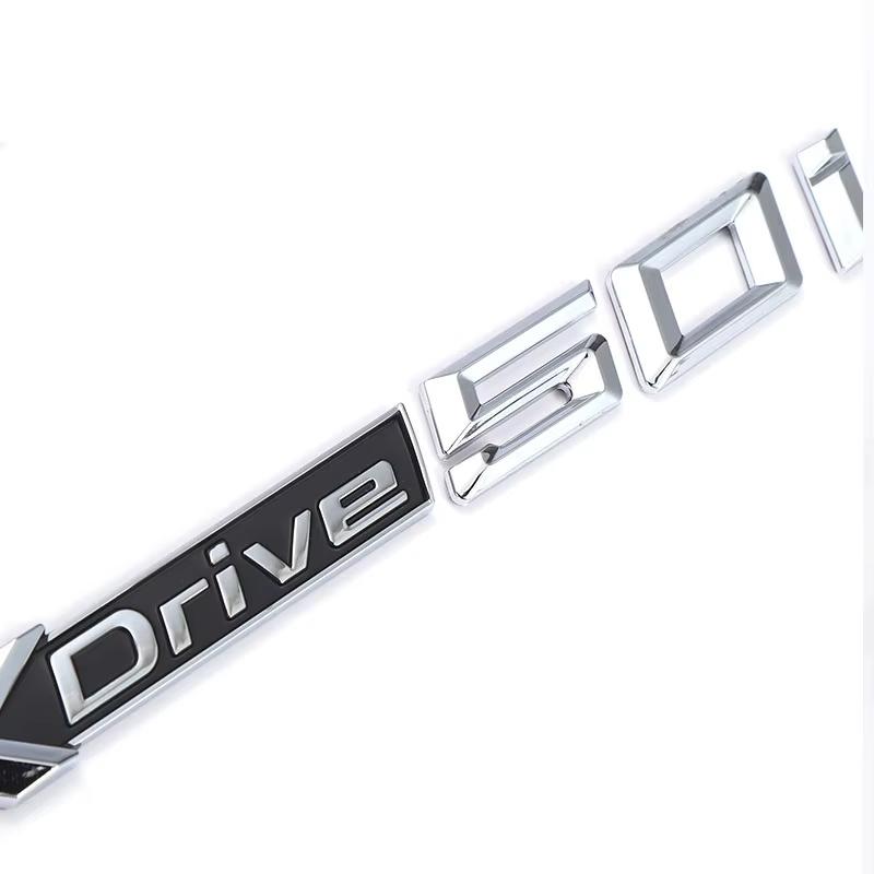 3D nálepka odznak na blatník a kufr auta pro BMW Xdrive20i 25i 28i 30i 35i 40i 45i 50i 55i 18d 20d 30d 35d 40d 45d 50d Znak