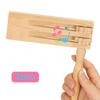 2x Double Row Ratchet Instruments Musical Castanet Noise Maker Lightweight Traditional Wooden
