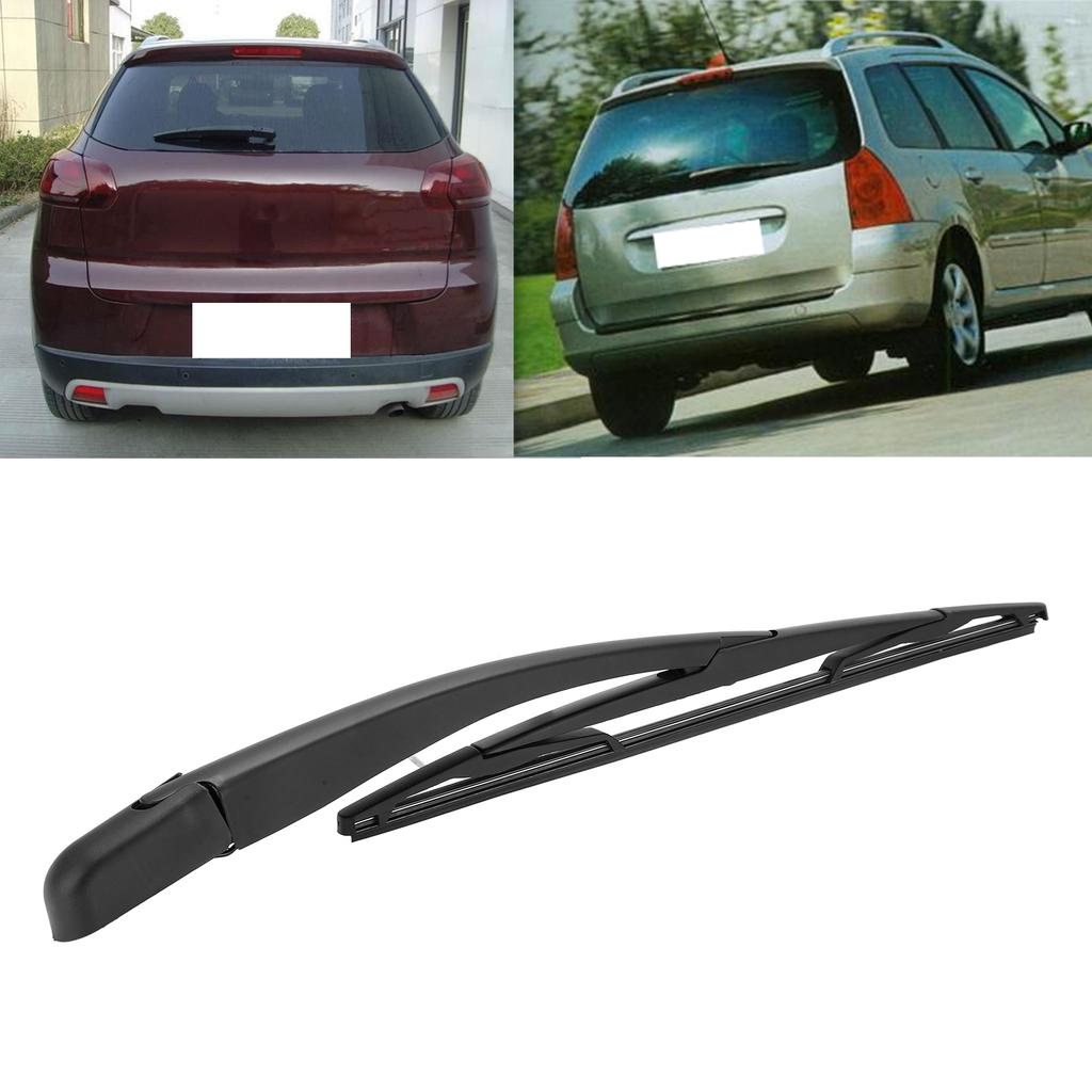 Rear Windshield Wiper Arm Blade Set 6429T8 Parts Replacement for Citroen C3 2002‑2017