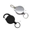Ausweishalter Einziehbarer Clip Ausweisrolle Einziehbare Schlüsselanhänger Karabiner Ausweisclip Lanyards Ausweishalter