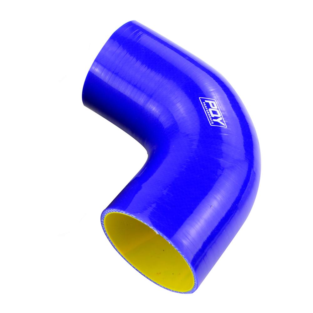 PQY - 3  76mm 90 Degree Elbow Silicone Hose Pipe Turbo Intake Blue&yellow / Black&yellow PQY-SH9030-QY синий
